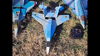 Foamboard Mig29 with mechanical 4x4 setup RC Powers V5 [upl. by Atsugua858]