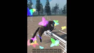 Free jumping my friends horse  MapleSpringsEventing [upl. by Ennoryt190]