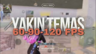 33 ✦ Yakın Temas 6090120 Fps Config ✨ Pubg Mobile [upl. by Ocirled935]