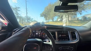 Dodge Charger RT Cutting Up POV Drive [upl. by Lekar]