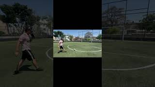 CROSSBAR CHALLENGE PARTE 3⚽ futbol humor viral [upl. by Hadria]