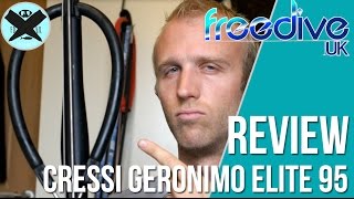 Cressi Geronimo Elite 95 speargun review  FreediveUK Videos [upl. by Llerrit]