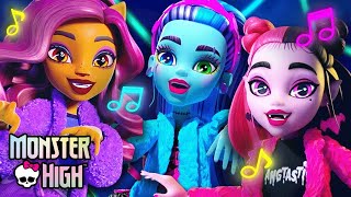 Creepover Party Music Video ft Draculaura Clawdeen Frankie amp Twyla  Monster High [upl. by Zola]