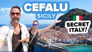 You NEED to Visit CEFALU 😍 Italys Most Beautiful City 🇮🇹 Travel to Sicily [upl. by Aihsatsan]