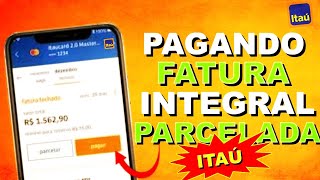 🛑Como PAGAR FATURA do CARTÃO de CRÉDITO ITAÚ pelo APP [upl. by Alexandr]