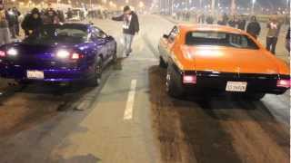 SS Shaun Chevelle vs Big Matt Camaro  1000 RACE [upl. by Soilisav]