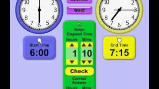 Elapsed Time Clock Teaching Tool Demo [upl. by Symer]