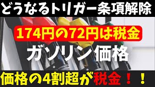 ガソリン代174円のうち72円が税込。価格の4割超が税金おかしくない？どうなるトリガー減税、国民VS検討士 [upl. by Mada]