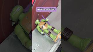 Sander vs Leonardo sandervs satisfying ninjaturtles [upl. by Carl]