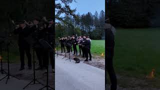 Die Jagdhornbläser FFB spielen an der Wallfahrtskapelle Geiselwies Jagdhorn jagdmusik parforce [upl. by Ynatsed]