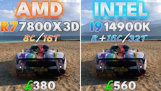 Ryzen 7 7800X3D Vs Intel i9 14900K  GeForce RTX 4090  1080p  12 Games [upl. by Strander]