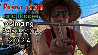 Paano gawin ang flapper o sima ng speargun 2024 [upl. by Bolton]