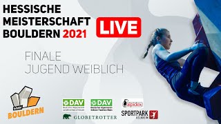 LIVE Hessische Meisterschaft 2021  Finale Jugend weiblich [upl. by Aryc41]