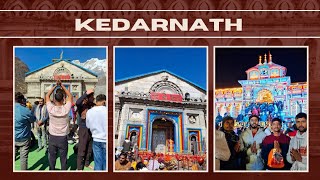 Kedarnath Yatra Scenic Views of the Temple and Trekking Route [upl. by Linnea]