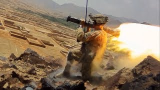 Soldiers Fire Rockets and Machine Guns at Taliban In Charkh [upl. by Okramed]