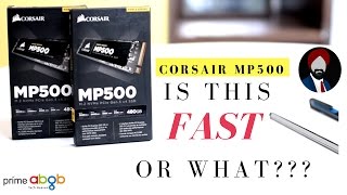 CORSAIR MP500 NVMe M 2 SSD  Overview  Benchmarking [upl. by Juliano266]