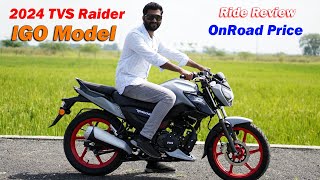 2024 TVS Raider 125 IGO Model Price amp Specs in telugu  TechTravelTelugu [upl. by Bette]