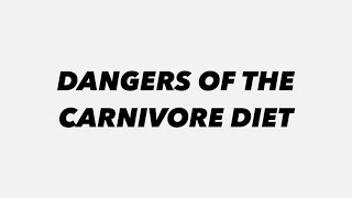 Here’s why the carnivore diet is DANGEROUS ShawnBakerMD [upl. by Studnia]