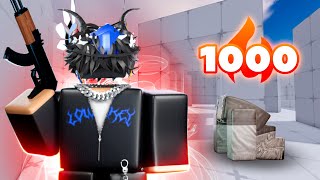 I ended a 1000 WIN STREAK in ROBLOX RIVALS [upl. by Bartolemo]