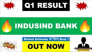 Indusind Bank Q1 Results 2025  Indusind bank results today  indusind bank share news today [upl. by Maris74]