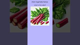 Indian common Stem Vegetable Names english indianvegan vegetables vocabulary [upl. by Shirk]