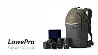 LowePro Flipside Trek 350 vs 450 [upl. by Damek]