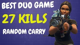 BEST DUO GAME EVER  27 KILLS  Random Duo [upl. by Lucius]