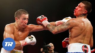 Gennady Golovkin vs Gabe Rosado  FREE FIGHT  Young GGG with Bloody KO Victory [upl. by Eirallam]