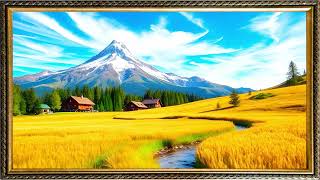 quotFramed Art Gallery  Summer Scenery Background  Mountain Screensaver for 4K TVsquot [upl. by Mayeda]