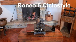 Old mimeograph Roneo 5 from 1910 and how to use it to do some copies Video N° 140 [upl. by Arim]