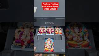 How to Pvc Card Printing Best printer Epson L8050 L18050 Best Photo Print printersupport [upl. by Assirehc352]