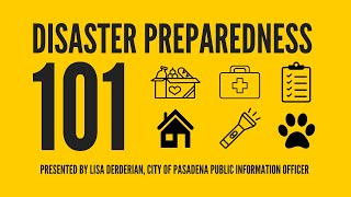 Disaster Preparedness 101 with Lisa Derderian [upl. by Moody]