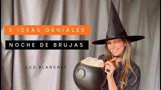 HALLOWEEN DECO 5 ideas GENIALES  Luz Blanchet [upl. by Franzoni]