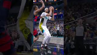 Moses Brown Throws Down THUNDEROUS Dunk vs Wizards  Indiana Pacers [upl. by Irrot]