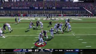 MADDEN 25 bills vs pats [upl. by Shum309]