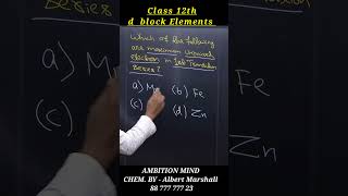 Maximum unpaired electron in first transition series is [upl. by Adair]