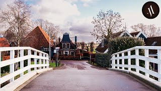 Walking Through a Tiny Typical Dutch Village Driehuizen Netherlands  4k UHD [upl. by Derf]