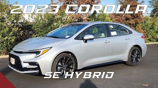 2023 Toyota Corolla Hybrid SE Overview [upl. by Kamal704]