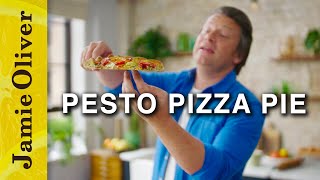 Traybaked Pesto Pizza Pie  Jamie Oliver [upl. by Leihcim395]