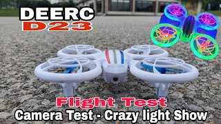 DEERC D23 Drone Flight Test Camera Test From Amazon [upl. by Ermentrude]