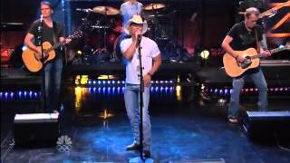 Kenny Chesney Come Over live The Tonight Show Jay Leno 71212 [upl. by Remled]