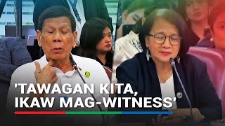 Duterte invites Castro to witness a murder Ayoko maging katulad mo she answers [upl. by Qirat]