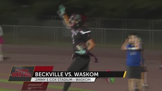 Beckville loses to Waskom on the road in week 7 [upl. by Randi]