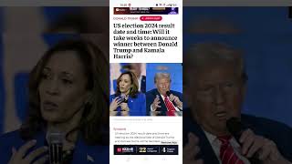 US Election 2024 How Soon Will We Know If Trump or Harris Is the Winner 🤩🤑🔥💯 [upl. by Enyal]