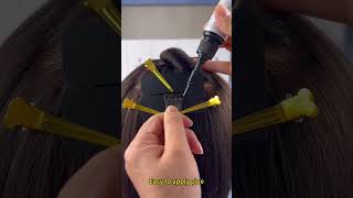 v light hair extensions tools to apply bulk hair v light hair extensions kit tutorials [upl. by Gerhan]