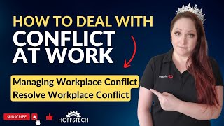 How to Resolve Conflict at Work  Conflict with Coworkers [upl. by Sissel]