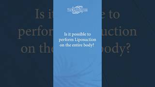 Is it possible to perform Liposuction on the entire body [upl. by Nysila]