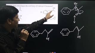 Which of the following is the enol form of 4 phenyl 2 butanone [upl. by Reitrac]