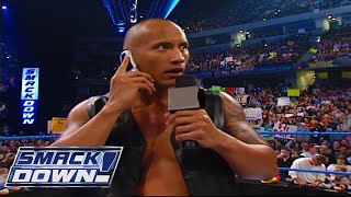 The Rocks Promo in Indianapolis  February 20 2003 Thursday Night Smackdown [upl. by Grover772]