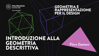 Introduzione alla geometria descrittiva Flora Gaetani [upl. by Adnamahs]